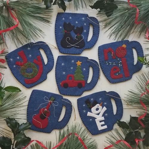 Merry Mugs Felt Ornament Kit (6)