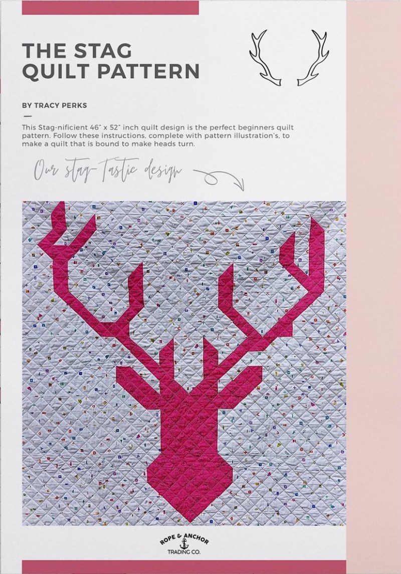 The Stag Quilt Pattern Booklet by Rope & Anchor Trading