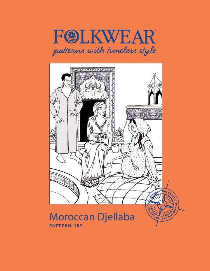 Moroccan Djellaba Hooded Caftan by Folkwear Patterns