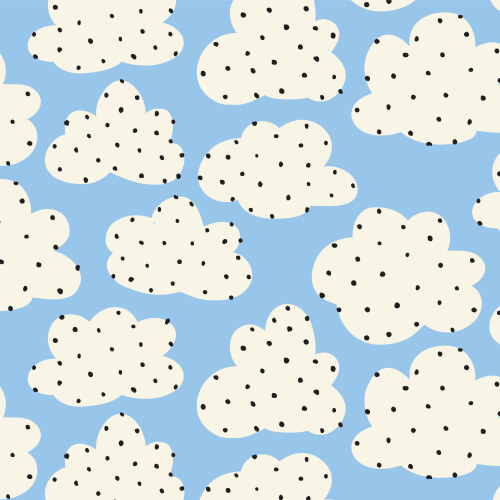 Spotty Sky In Cotton Laminate By Cloud9 Fabrics (Due Oct)