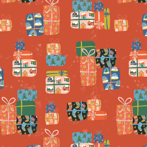Christmas Surprises from Tinsel Time by Louise Cunningham for Cloud9 Fabrics (Due Jul)