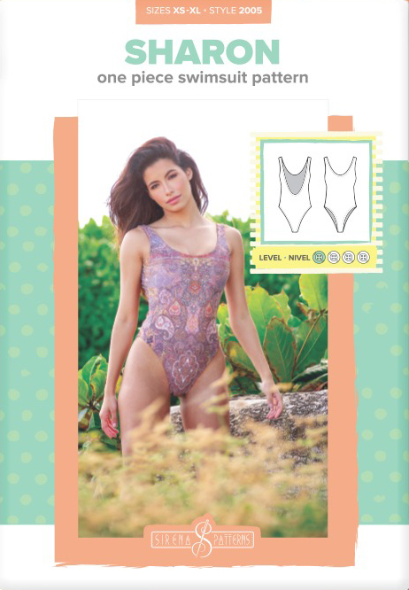 Sharon One Piece Swimsuit Pattern by Sirena Patterns