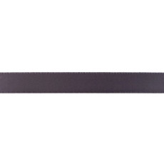 Dark Grey Double Faced Satin Ribbon - 9mm X 25m