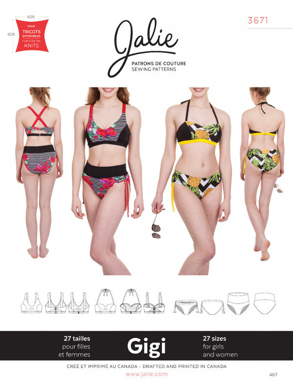 Gigi Bikinis Pattern by Jalie (Due May)
