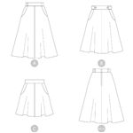 Hollyburn Skirt Pattern By Sewaholic