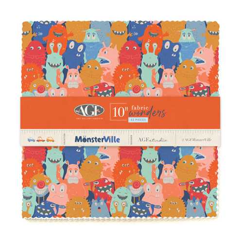 10in Fabric Wonders from MonsterVille by AGF Studio for AGF (Due Jul)
