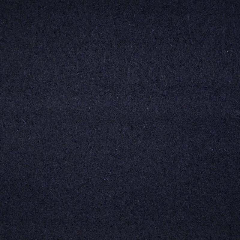 Dark Navy Boiled Wool from Cairn by Modelo Fabrics (Due May)