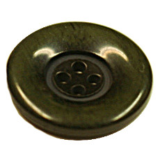 Acrylic Button 4 Hole Marbled 18mm Dark Green/black