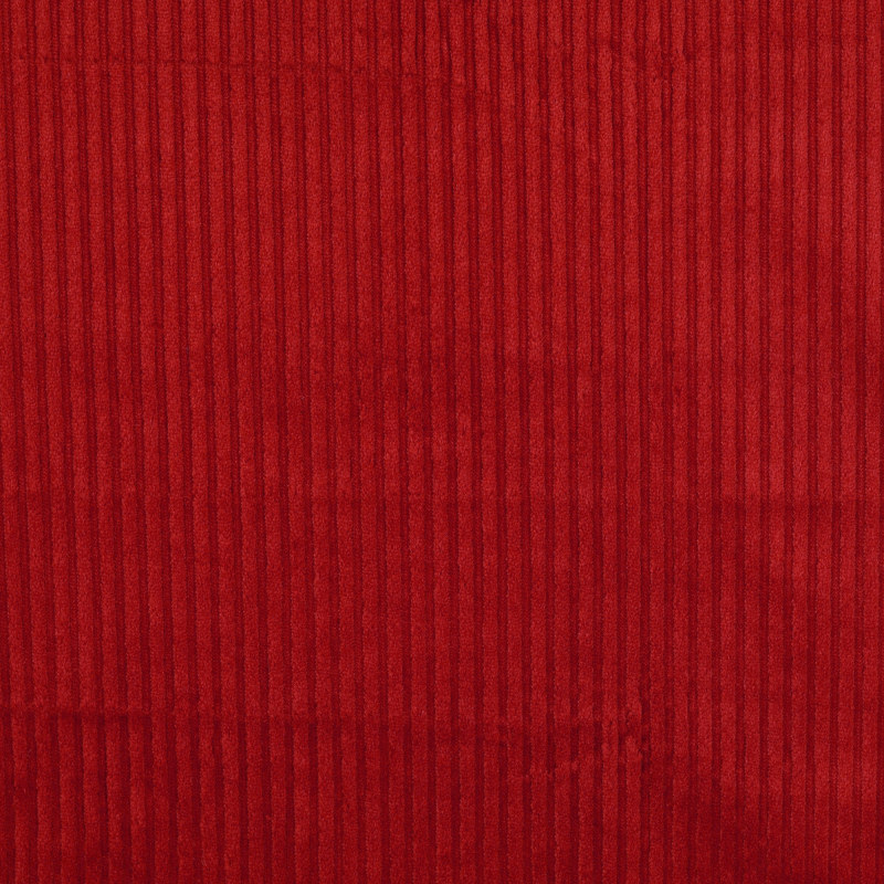 Red Chunky Needlecord from Danbury by Modelo Fabrics