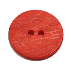 Acrylic Button 2 Hole Textured Without Gloss 23mm Orange