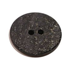 Acrylic Button 2 Hole Textured Speckle 15mm Black