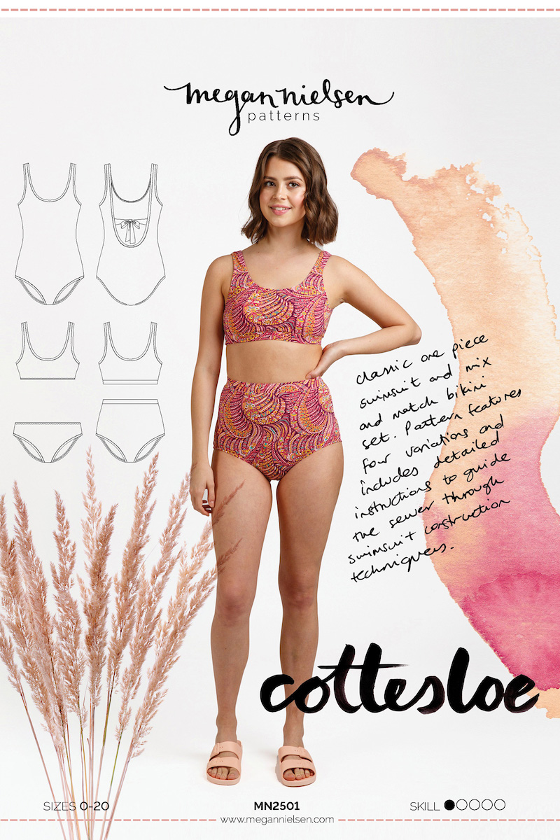 Cottesloe swimsuit Pattern - By Megan Nielsen (Due Apr)