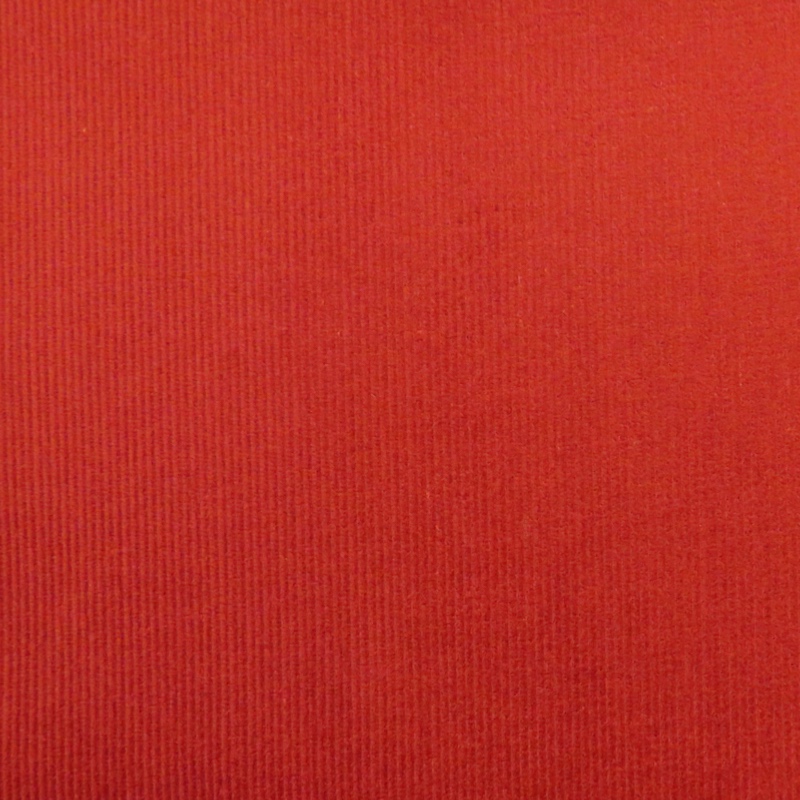 Brick Red Fine Stretch Needlecord from Hartford by Modelo Fabrics