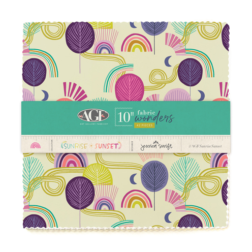 10in Fabric Wonders from Sunrise Sunset by Jessica Swift for AGF (Due Aug)