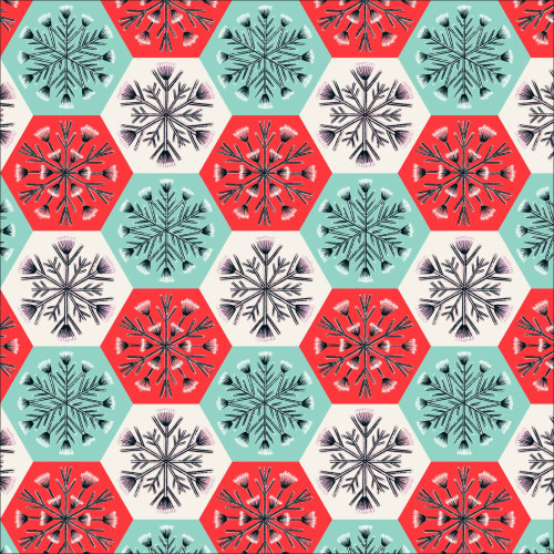 Patchwork Snowflakes from Winter Wonderland by Helen Bowler