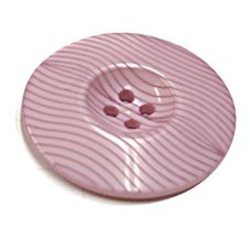 Acrylic Button 4 Hole Ridged 34mm Lilac