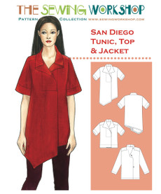 San Diego Tunic Top & Jacket Pattern By The Sewing Workshop &#8987;