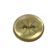 Acrylic Button 2 Hole Engraved 12mm Citron