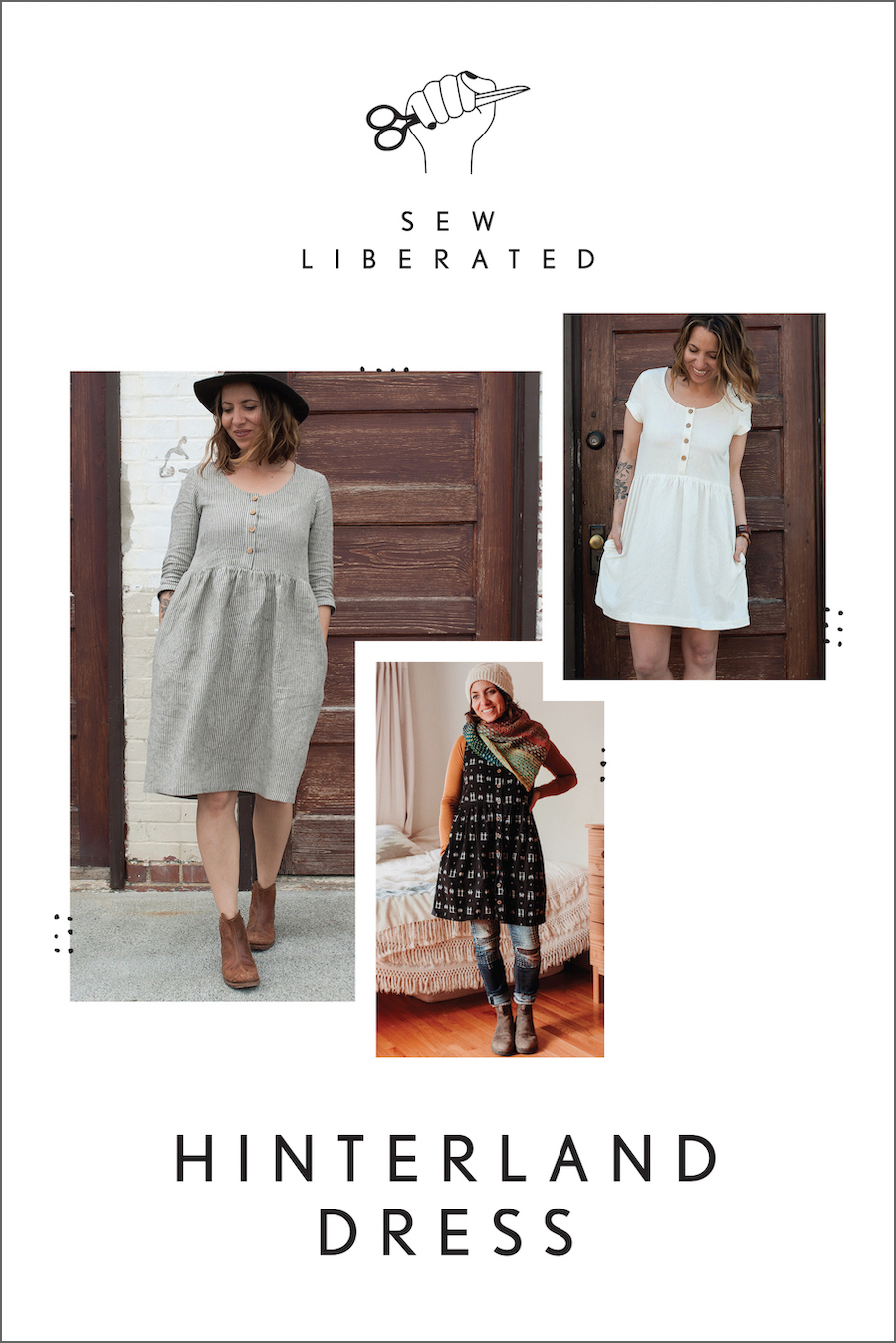 Hinterland Dress Sewing Pattern By Sew Liberated (Due May)