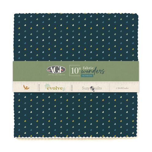 10in Fabric Wonders from Evolve by Suzy Quilts for AGF