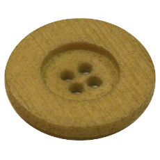 Acrylic Button 4 Hole Textured 18mm Olive
