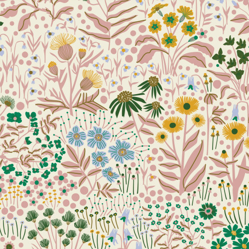 Wildflower Field from Hidden Thicket by Leah Duncan For Cloud9 Fabrics (Due Jun)