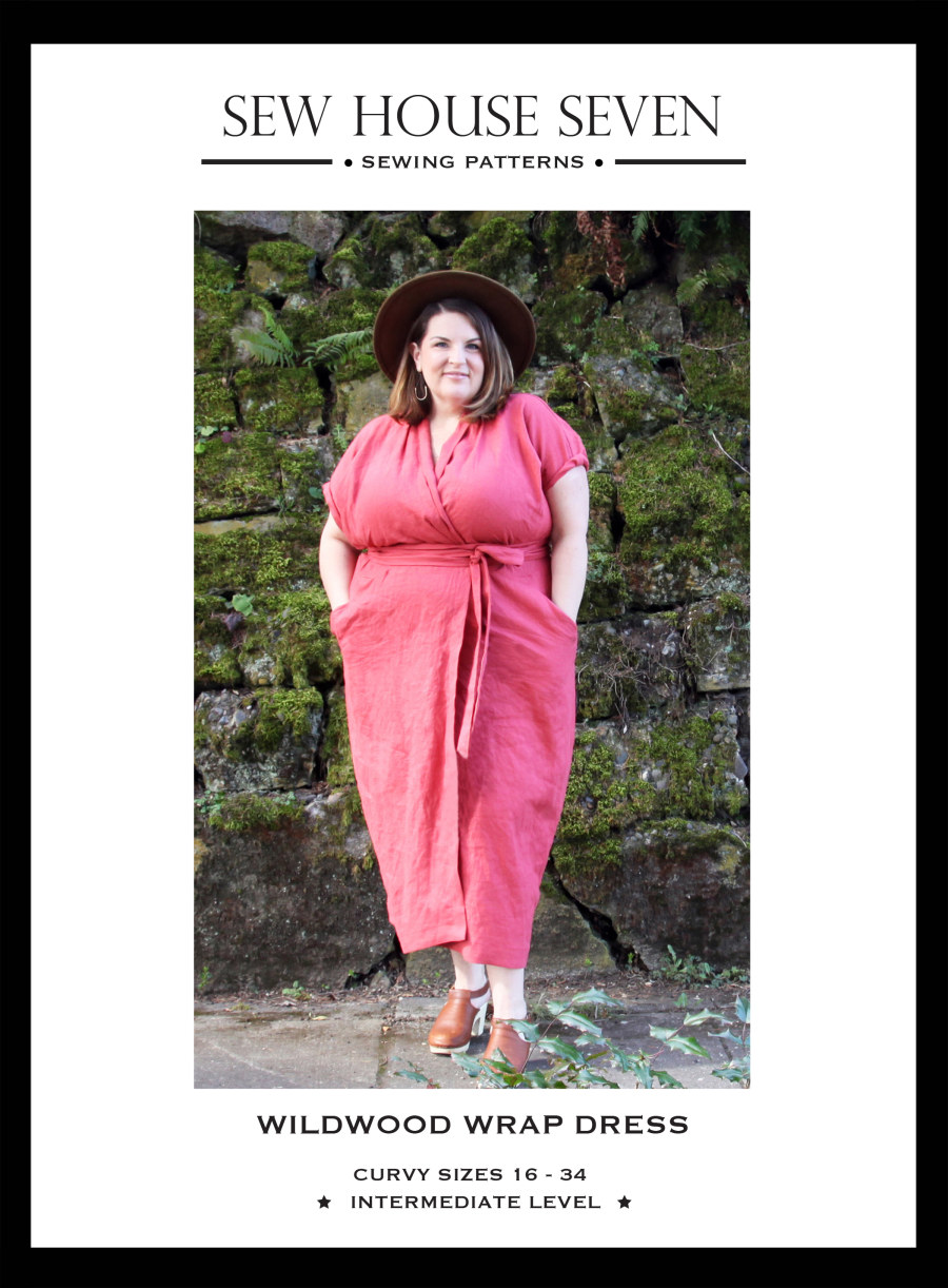 Wildwood Curvy Wrap Dress Pattern Size 16-34 By Sew House