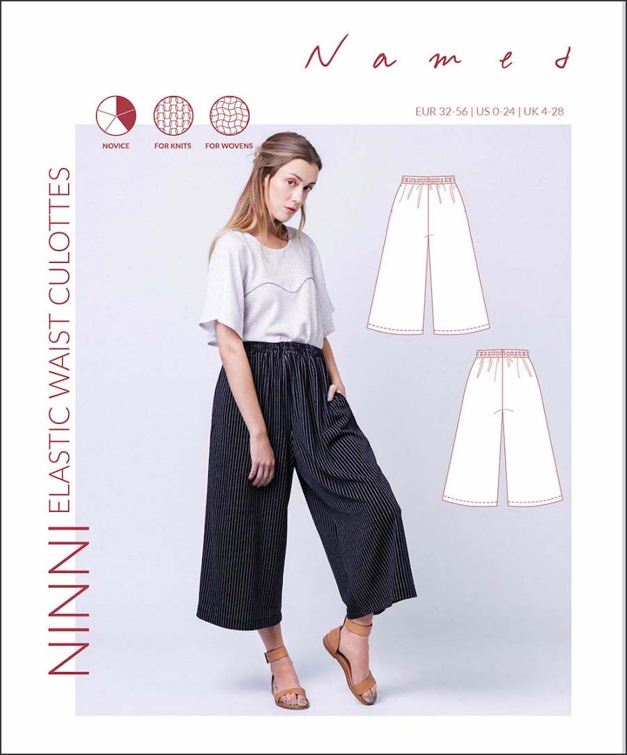 Ninni Culottes Pattern by Named Clothing (Due Apr)