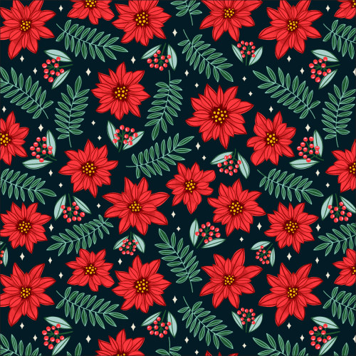 Poinsettia Parade from Winter Wonderland by Helen Bowler