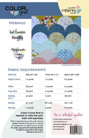 Mermaid Quilt Pattern - Color Girl