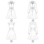 Nicola Dress Pattern By Sewaholic
