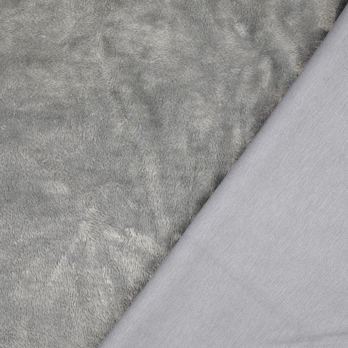 Dark Grey Supersoft Sweatshirt with Alpen Fleece Back from Riga by Modelo Fabrics