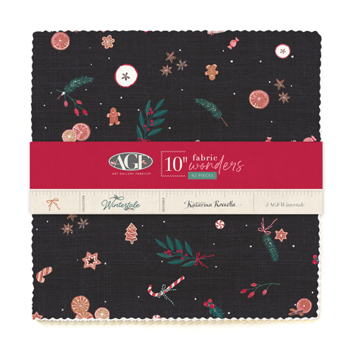 10in Fabric Wonders from Wintertale by Katarina Roccella for AGF