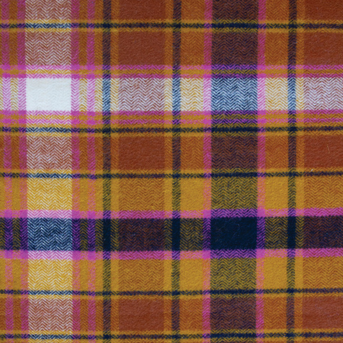 Chevron Plaid Toffee In Flannel From Highlands Flannel By Agf Studio (Avail Jan)
