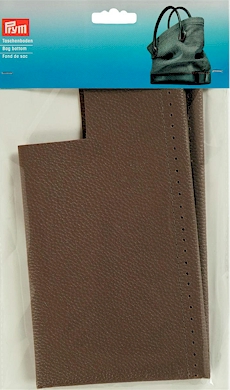 Taupe - Prym Bag Bottom Caroline, 1pc, Finished Size 32 X 12 X 6cm, Artificial Leather