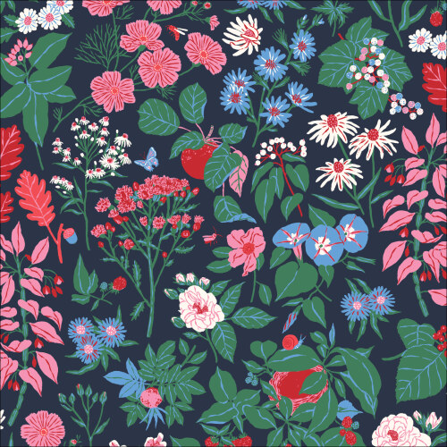 Fall Forage From Autumn Walk By Emily Taylor For Cloud9 Fabrics