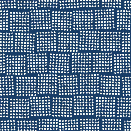 Domino in Blue from Imprint by Eloise Renouf For Cloud9 Fabrics
