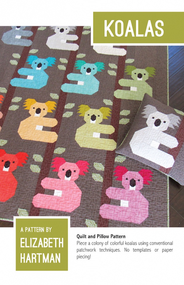 Koalas Quilt Pattern by Elizabeth Hartman