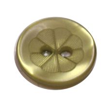 Acrylic Button 2 Hole Engraved 12mm Citron