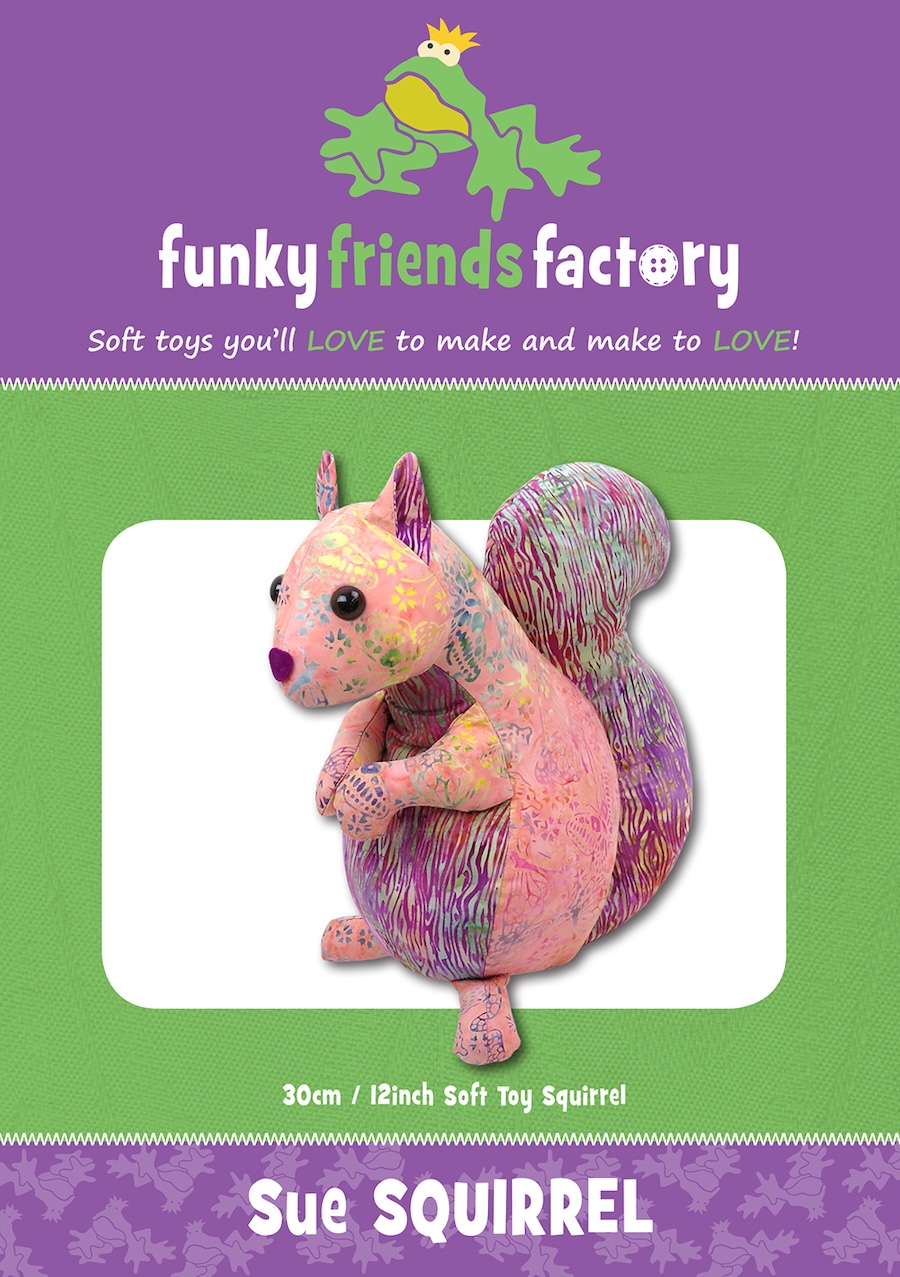Sue The Squirrel Pattern By Funky Friends Factory (Avail Jul)