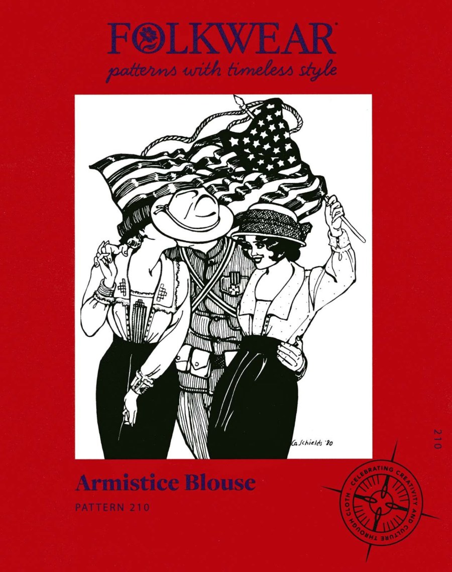 Armistice Blouse by Folkwear Patterns