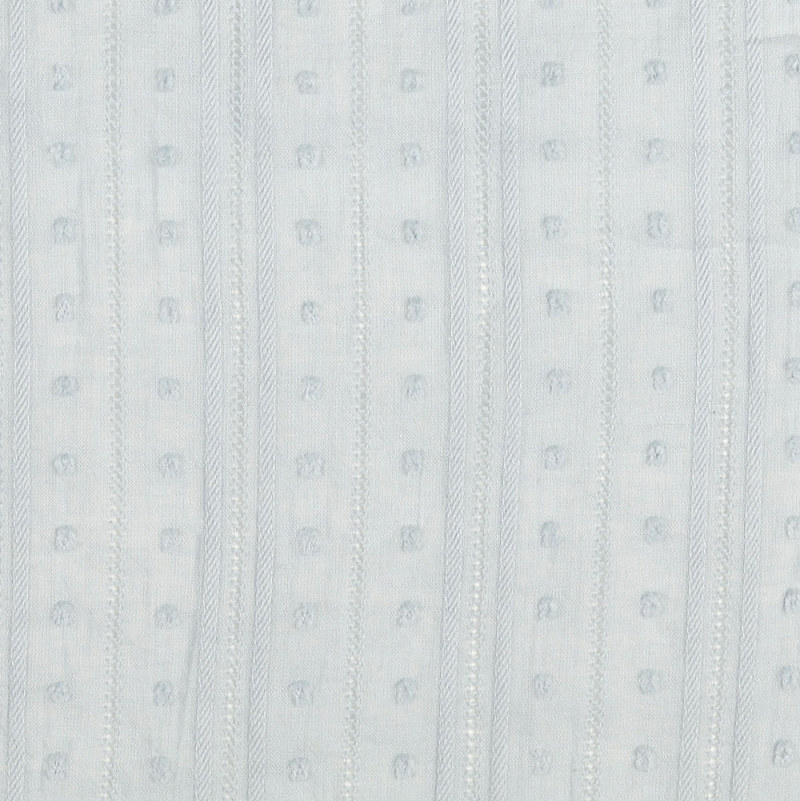 Grey Blue Dobby Voile From Kaibo by Modelo Fabrics