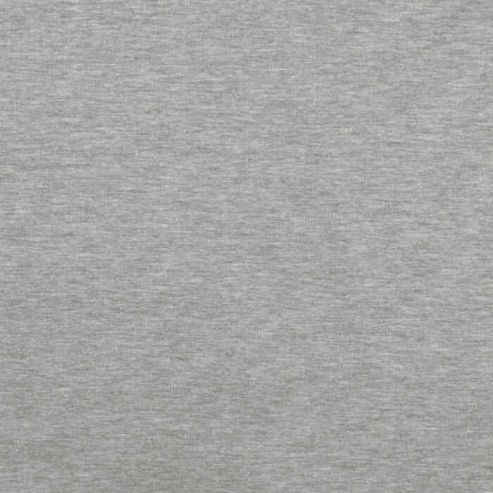 Light Grey Marl Brushed Back French Terry By Modelo Fabrics (Avail Oct)
