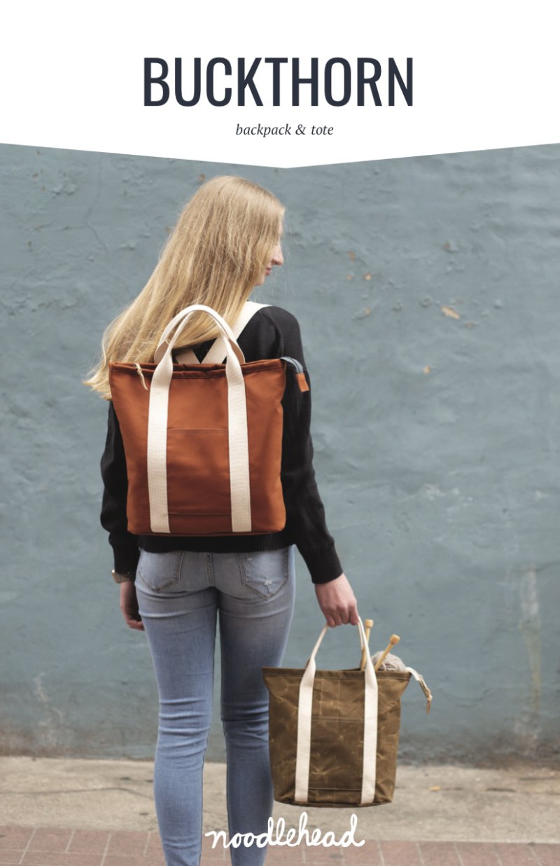 Buckthorn Backpack & Tote Pattern by Noodlehead