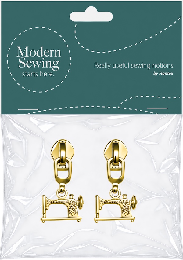 Gold Sewing Machine Heavy Duty #5 Zip Pull Pack Of 2