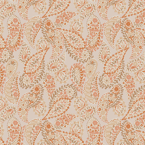 Paisley Power Desert in Flannel from Tumbleweed by Sharon Holland (Avail Apr)