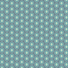 Vintage Blue From Oval Elements By AGF Studio