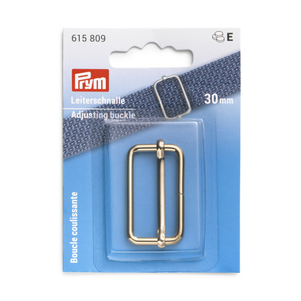 Prym Adjusting Buckle 30mm New Gold 1 pc