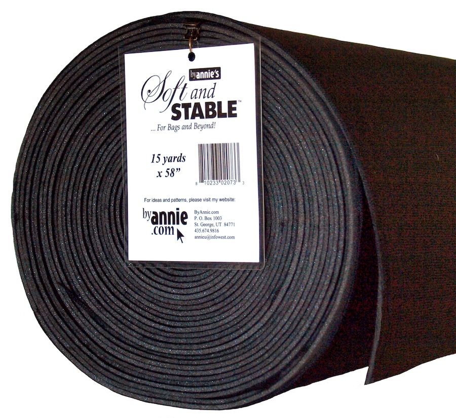 Soft And Stable Foam Stabiliser 58in (147cm) X 15yd (13.7m) Roll Black (SS1015)