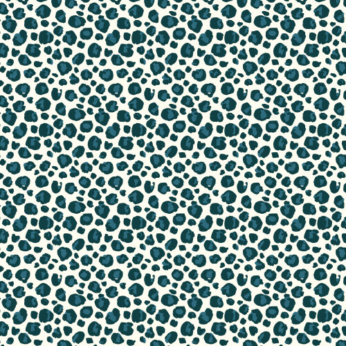 Simple Spots from Bohemian Paradise in Teal by Maria Galybina for Cloud9 Fabrics (Avail May)